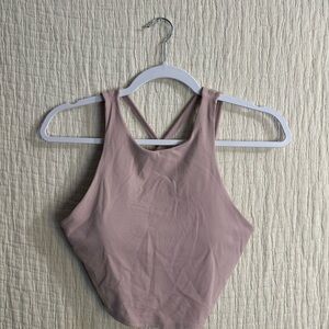 Athleta  pink cropped  Tank Top